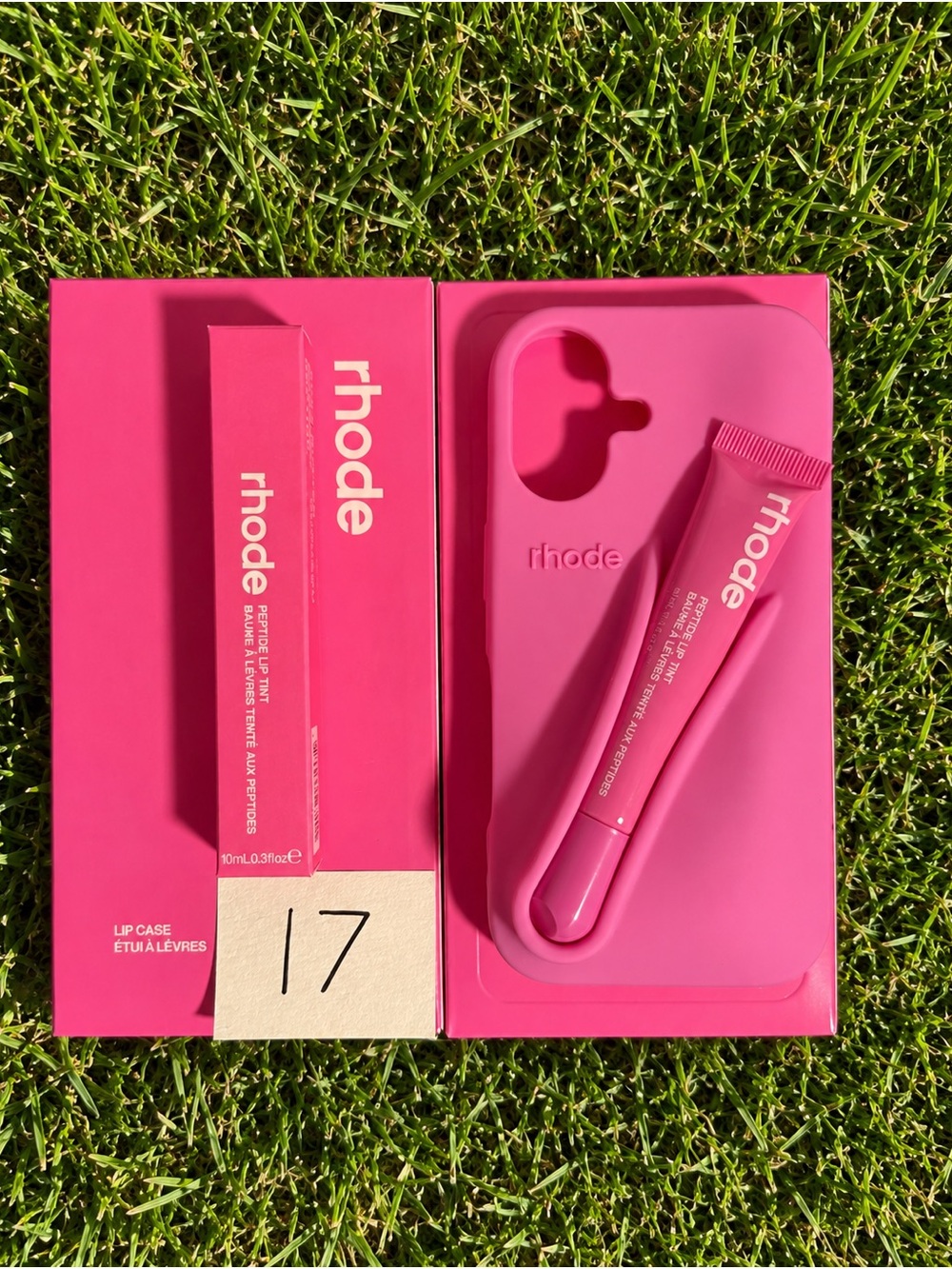 RHODE Tinted Lip Treatment & Phone Case Set —  Pink